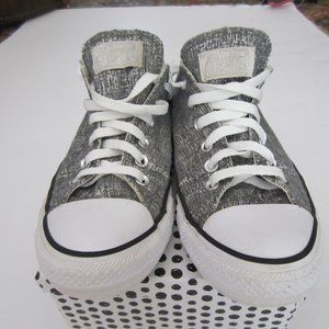 Converse All Stars Gray/Silver Like New Women's 10